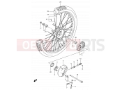 SUZUKI TS50W D (1983) 44 - FRONT WHEEL