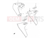 SUZUKI TS50W E (1984) 31 - RADIATOR COVER (MODEL D/E)