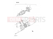 23 - STARTING MOTOR - Suzuki VX800 L (1990)