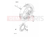 43 - FRONT WHEEL - Suzuki VX800 L (1990)