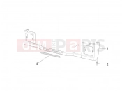 APE 50 2009-től REAR COVER - SPLASH GUARD