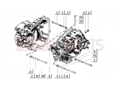CRANKCASE FASTENERS - Ape MIX 50CC 2T 1998-2008
