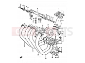 SUZUKI XN85 D (1983) (650) 14 - EXHAUST PIPE