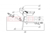HANDLEBARS, ASSY - HANDLEBAR COVER - Ape MIX 50CC 2T 1998-2008
