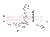 STEERING COLUMN - Ape MIX 50CC 2T 1998-2008