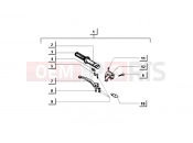THROTTLE TWIST GRIP - Ape MIX 50CC 2T 1998-2008