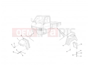 ape TM 703 2008-tól WHEEL HUOSING - MUDGUARD